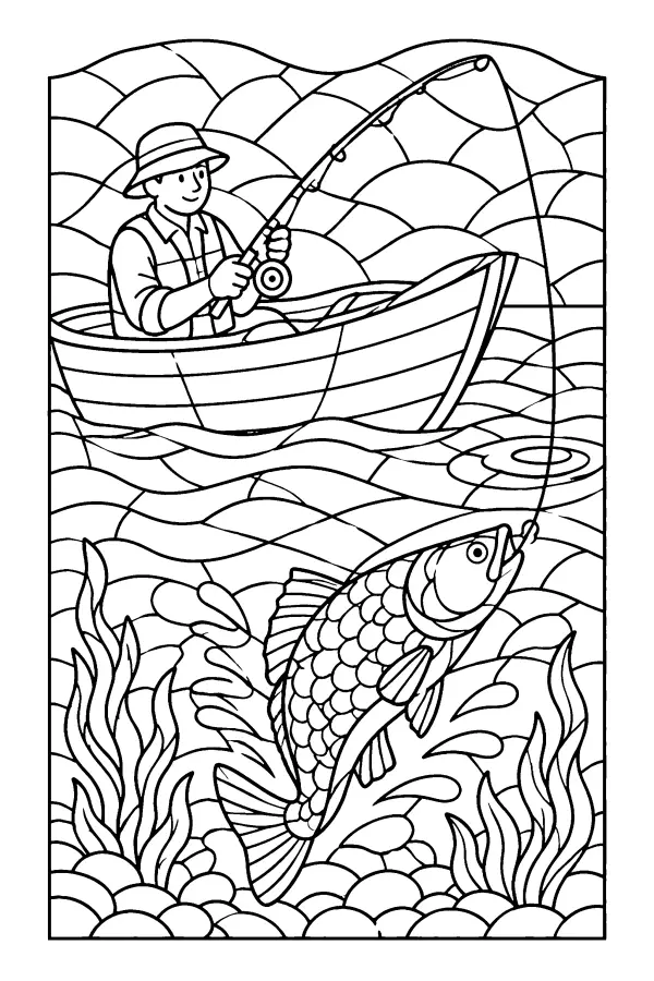 Stained Glass Fishing