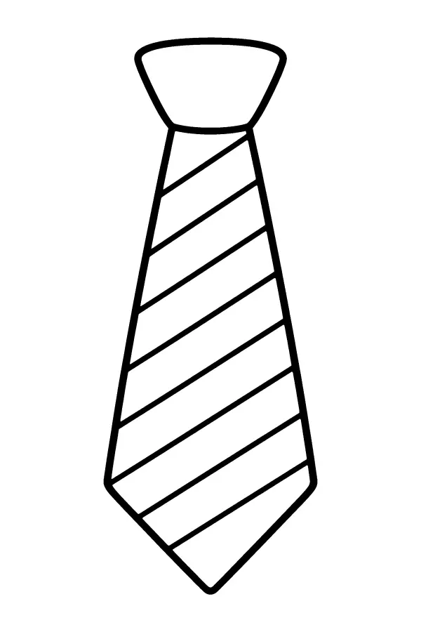 Striped Necktie