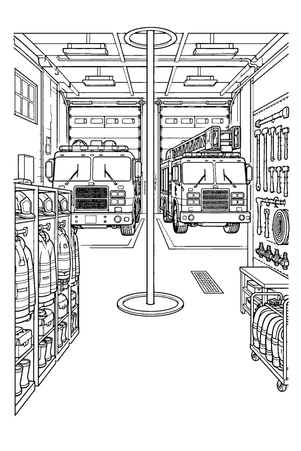 Fire Station Interior