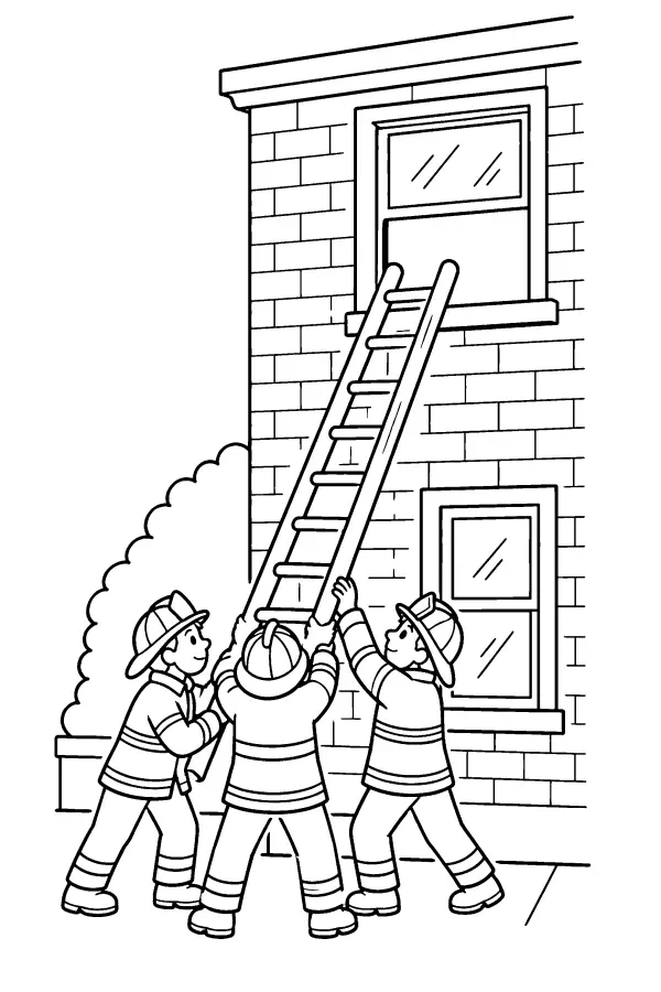 Firefighters At The Window