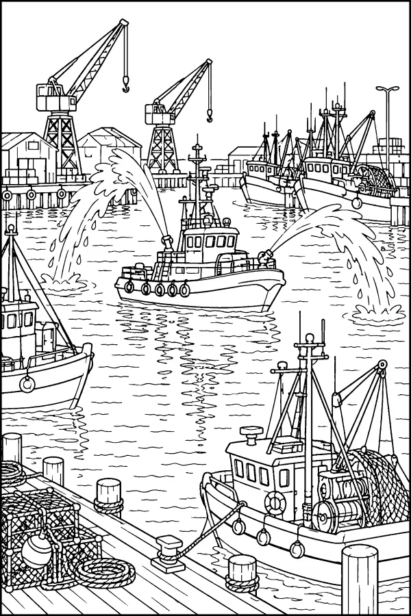 Harbor Fire Boat
