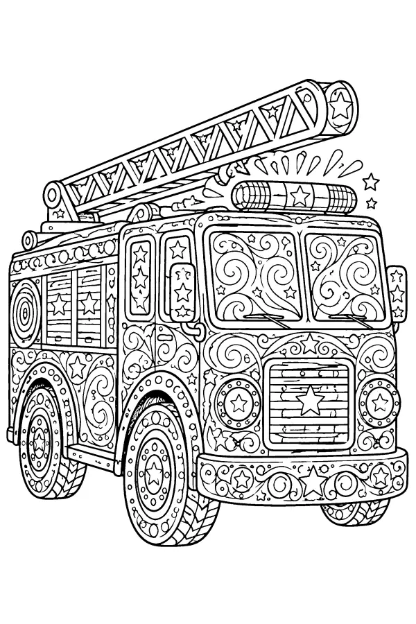 Ornate Fire Truck