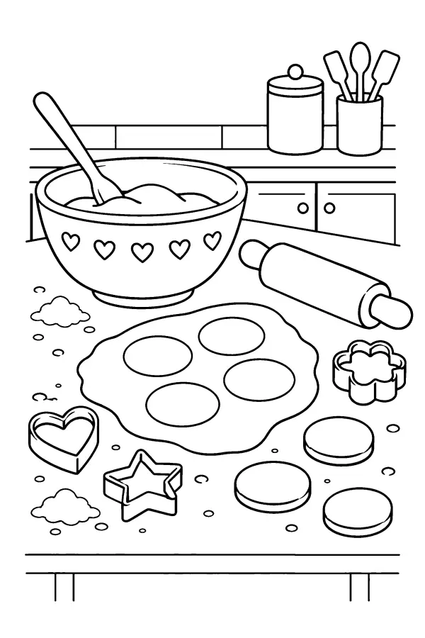 Cookie Cutting Table