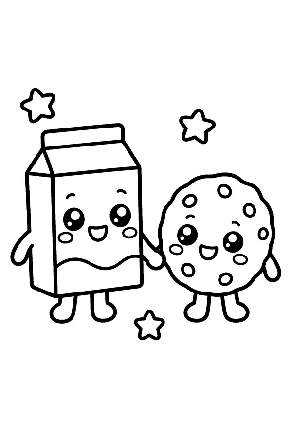 Milk And Cookie Friends