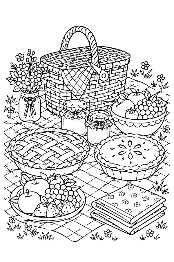 Picnic Blanket Spread