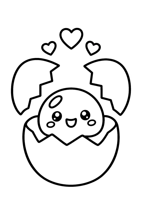 Smiling Egg Shell
