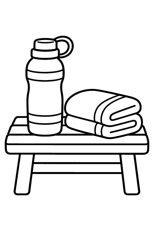 Bottle And Towel