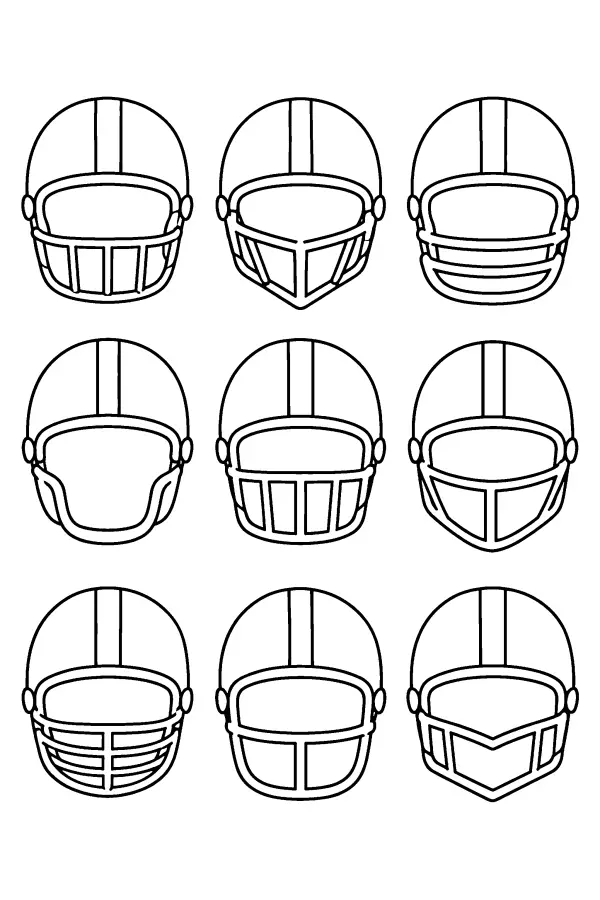 Helmet Face Masks
