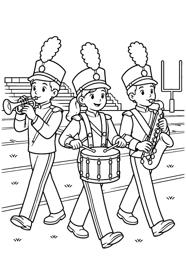Marching Band Parade