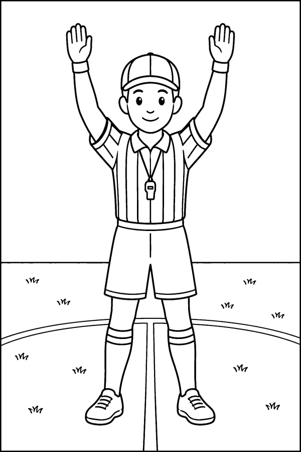 Raised Referee Signal