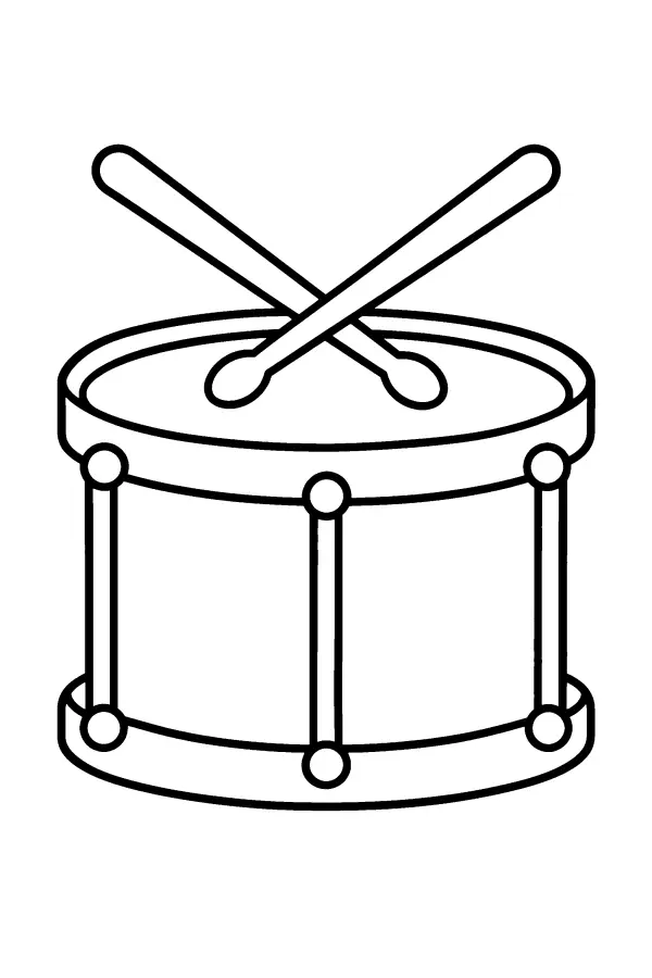 Crossed Drumsticks
