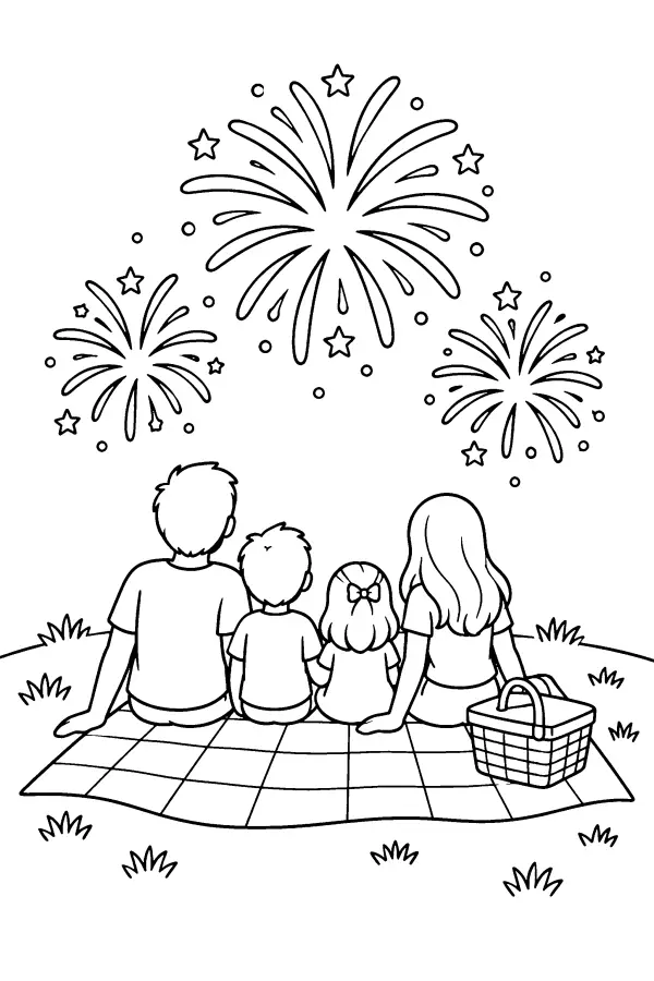 Family Fireworks Picnic