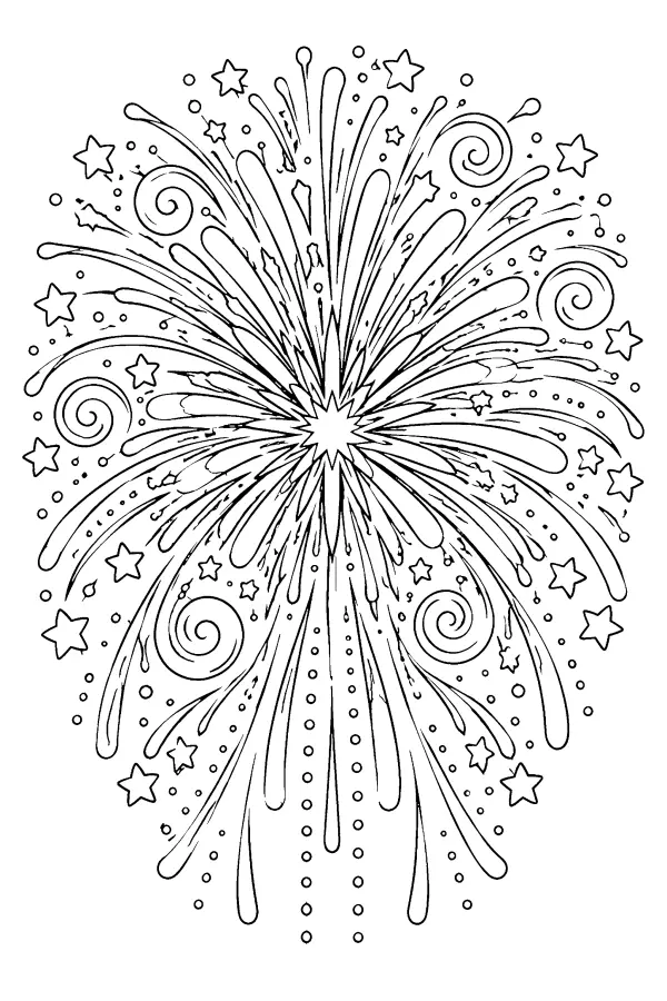 Firework Spiral Bloom