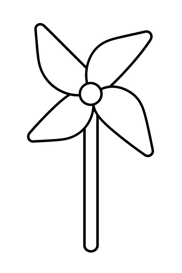 Four Blade Pinwheel
