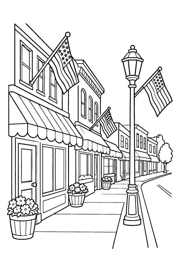 Main Street Flags