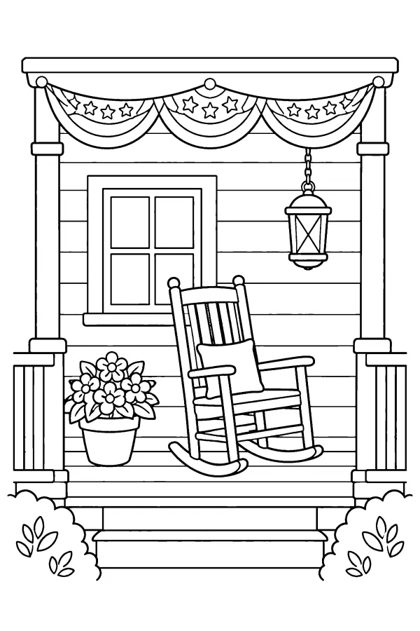 Porch Rocking Chair