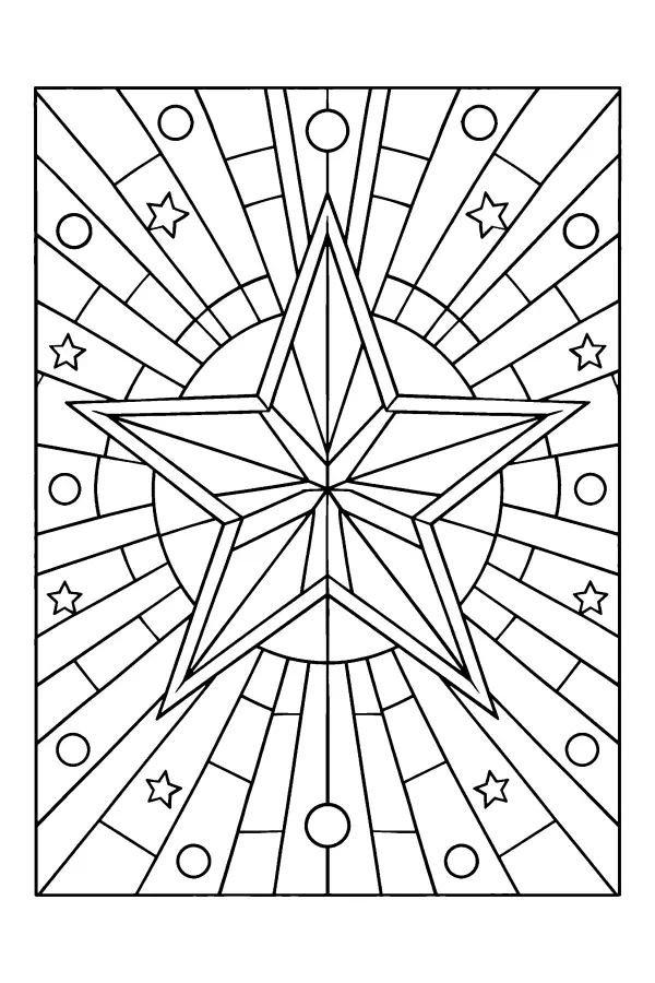 Radiant Star Window