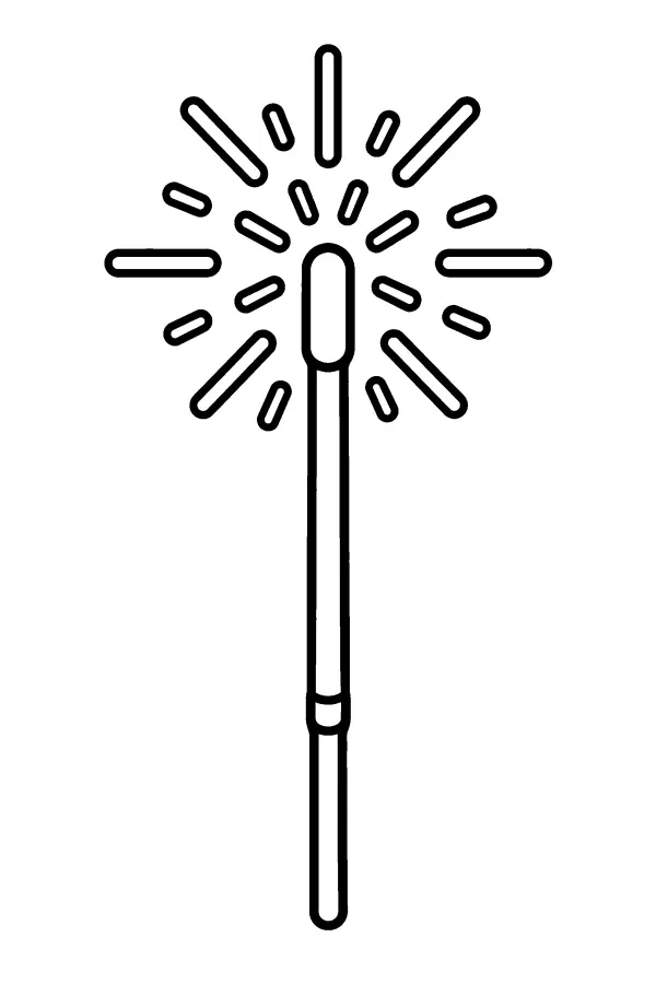 Sparkler Burst