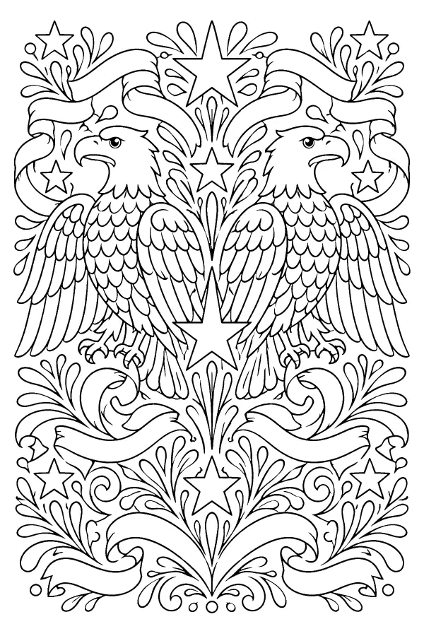 Twin Eagle Scrollwork