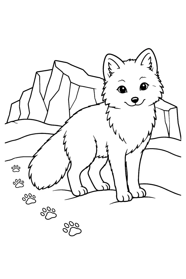Arctic Fox Tracks