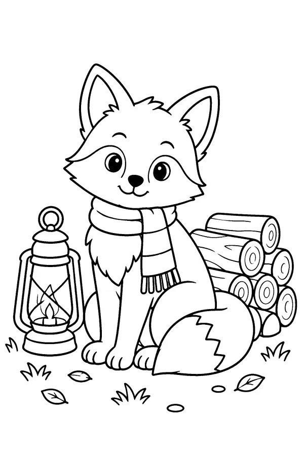 Fox by Lantern Light