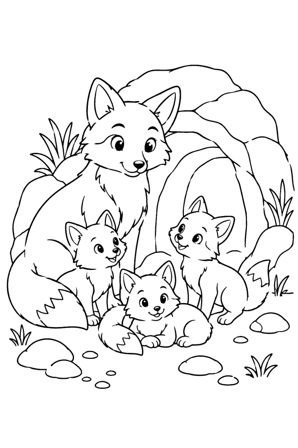 Fox Family Den