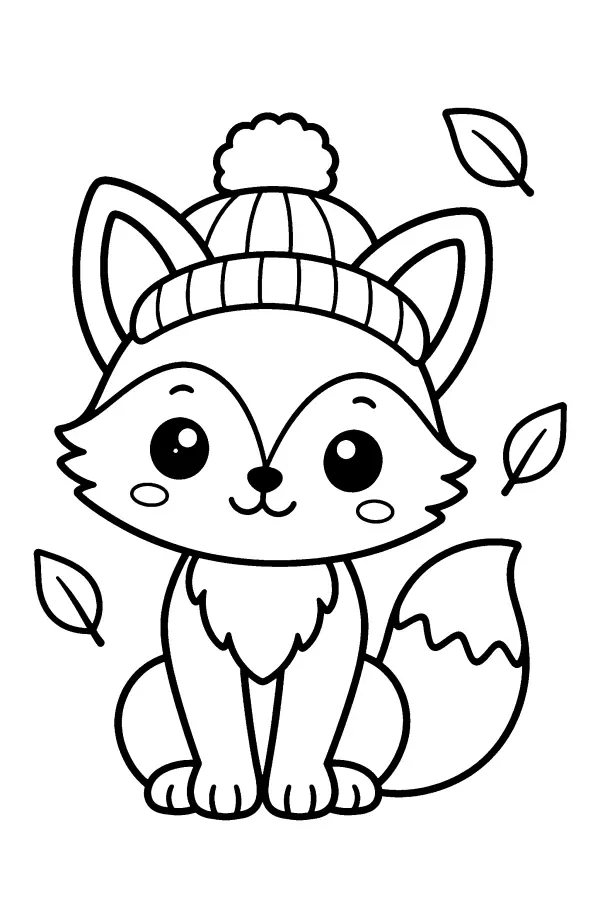 Hat Wearing Fox