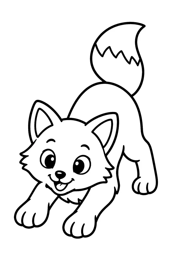 Pouncing Fox