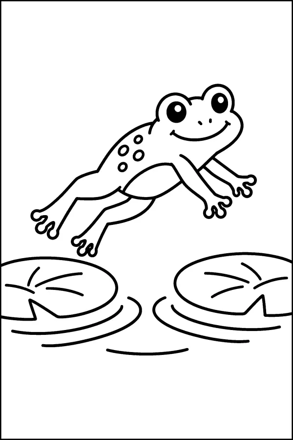 Frog and Lily Pads