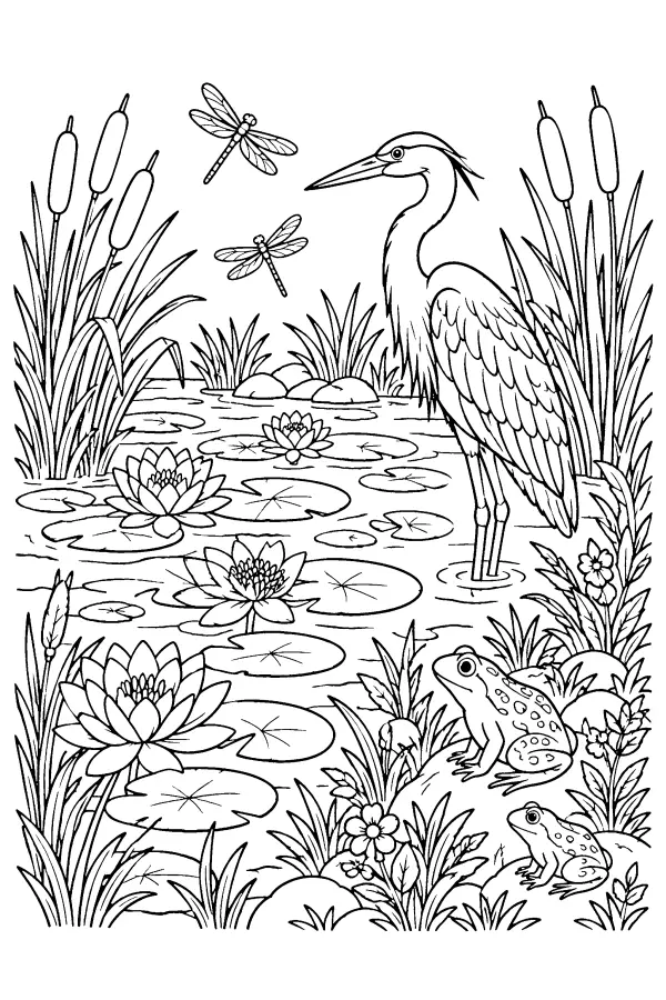 Heron Lily Pond