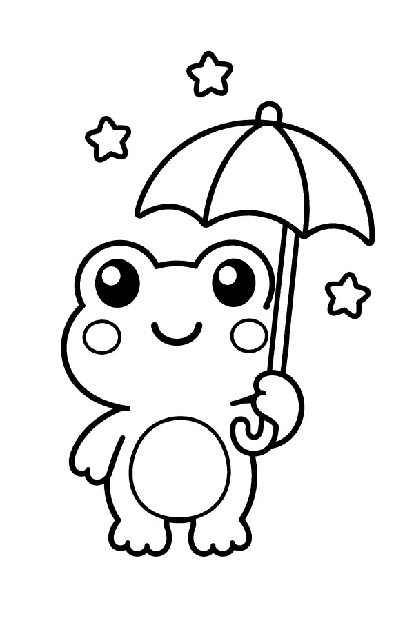 Umbrella Frog Stars