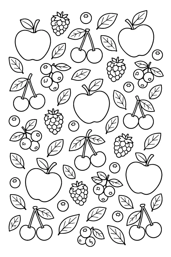 Apple Berry Pattern