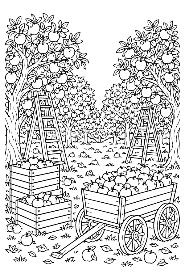 Apple Orchard Harvest