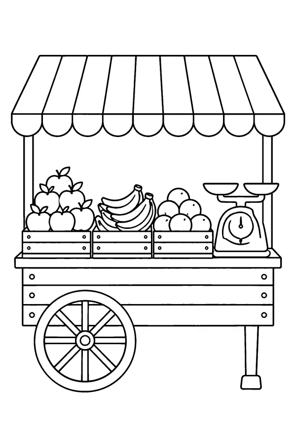 Fruit Cart Scale