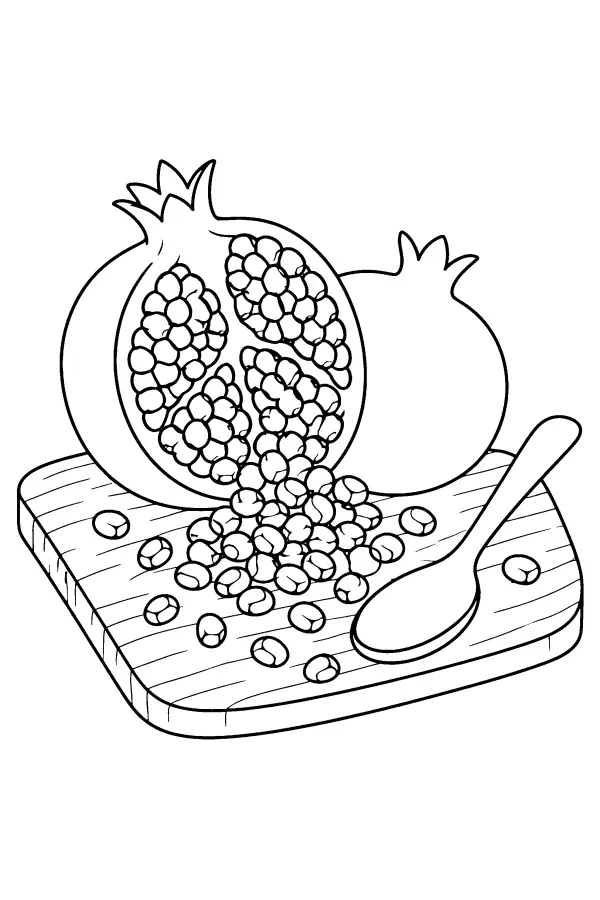 Pomegranate Seeds Board
