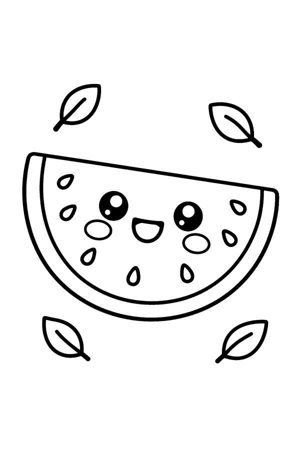 Smiling Melon Slice