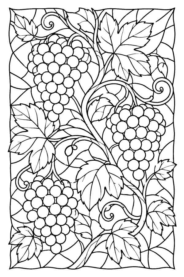 Stained Glass Vine