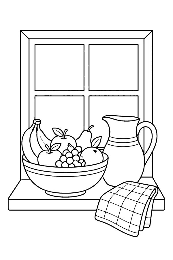 Windowsill Fruit Bowl