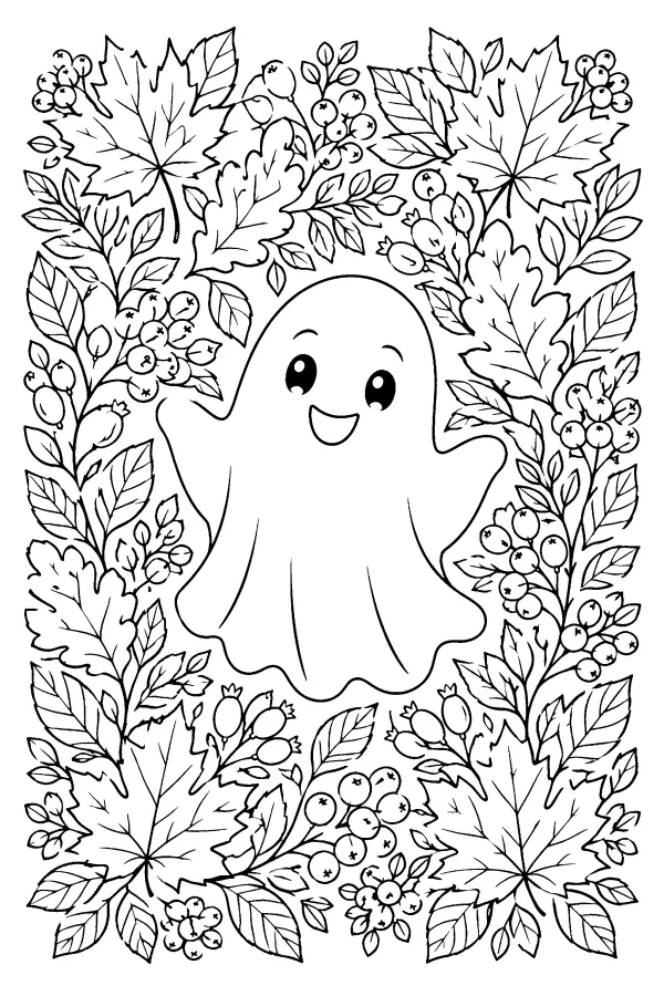 Autumn Ghost Wreath