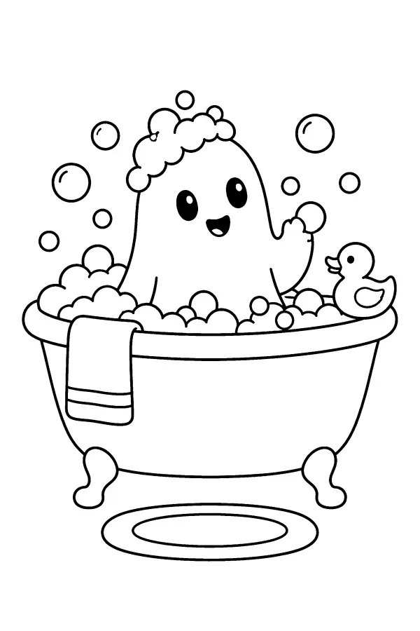 Ghost Bath Time