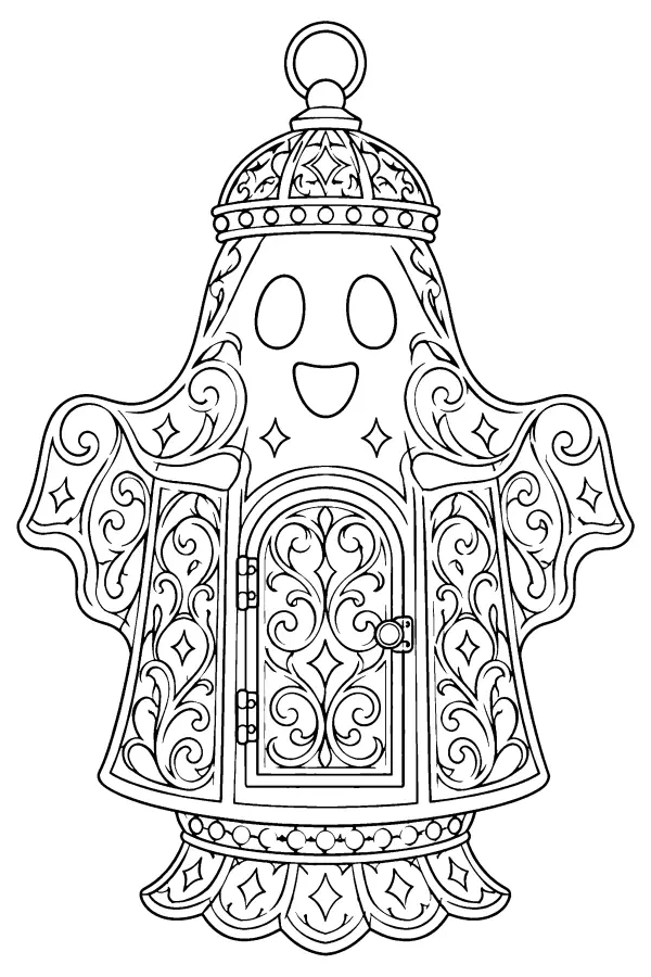 Ghost Lantern Ornament