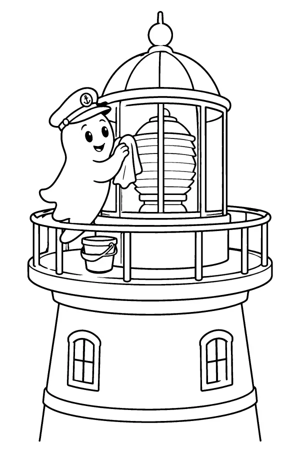 Ghost Lighthouse Keeper