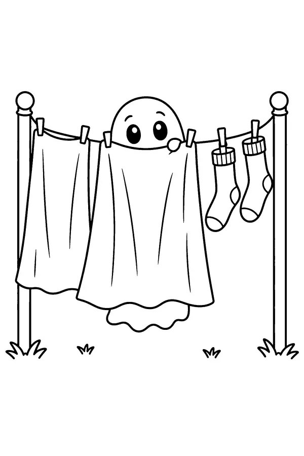 Ghost On Clothesline
