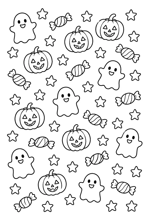 Ghost Pumpkin Scatter