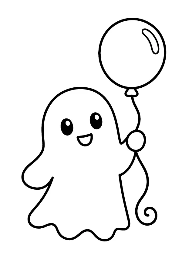 Ghost With Balloon