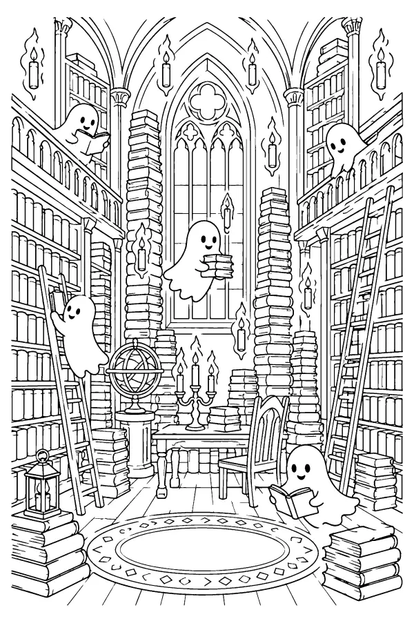 Ghostly Reading Hall