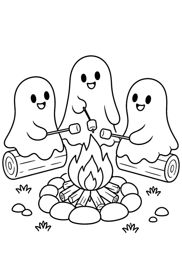 Ghosts By Campfire