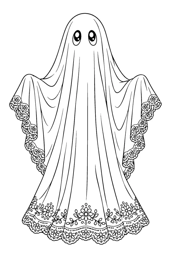 Lace Draped Ghost