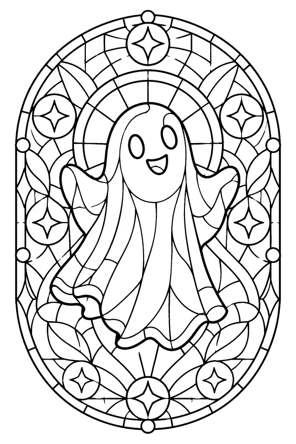 Stained Glass Ghost