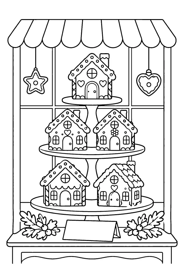 Bakery Gingerbread Window